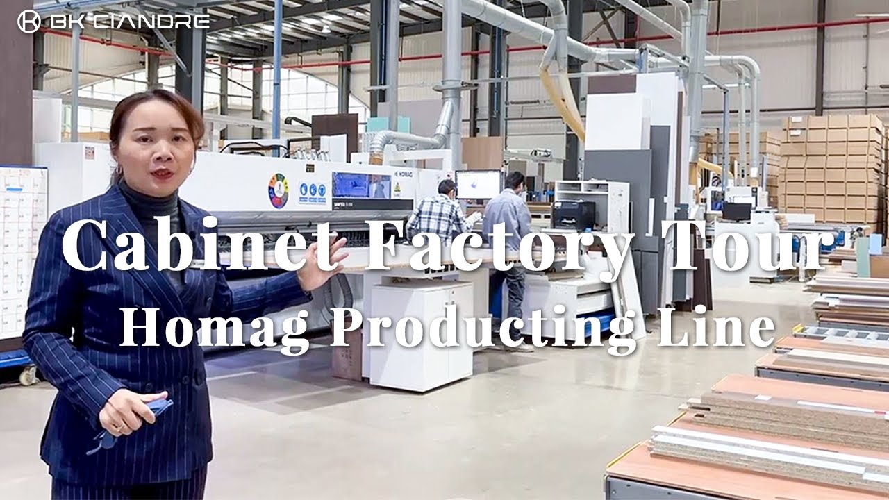 🔥TOP Smart Kitchen Cabinet Factory by BK Ciandre | Factory Tour | Chinese Cabinet Manufacturer