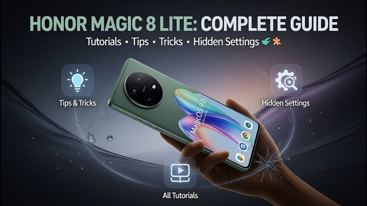 HONOR Magic 8 Lite – All Tutorials, Tips, Tricks & Hidden Settings