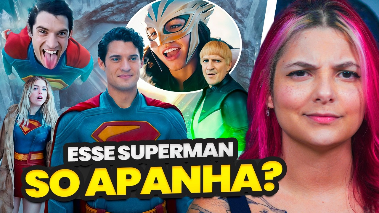 Fizeram um SUPERMAN muito humano, mas ele é alienígena....