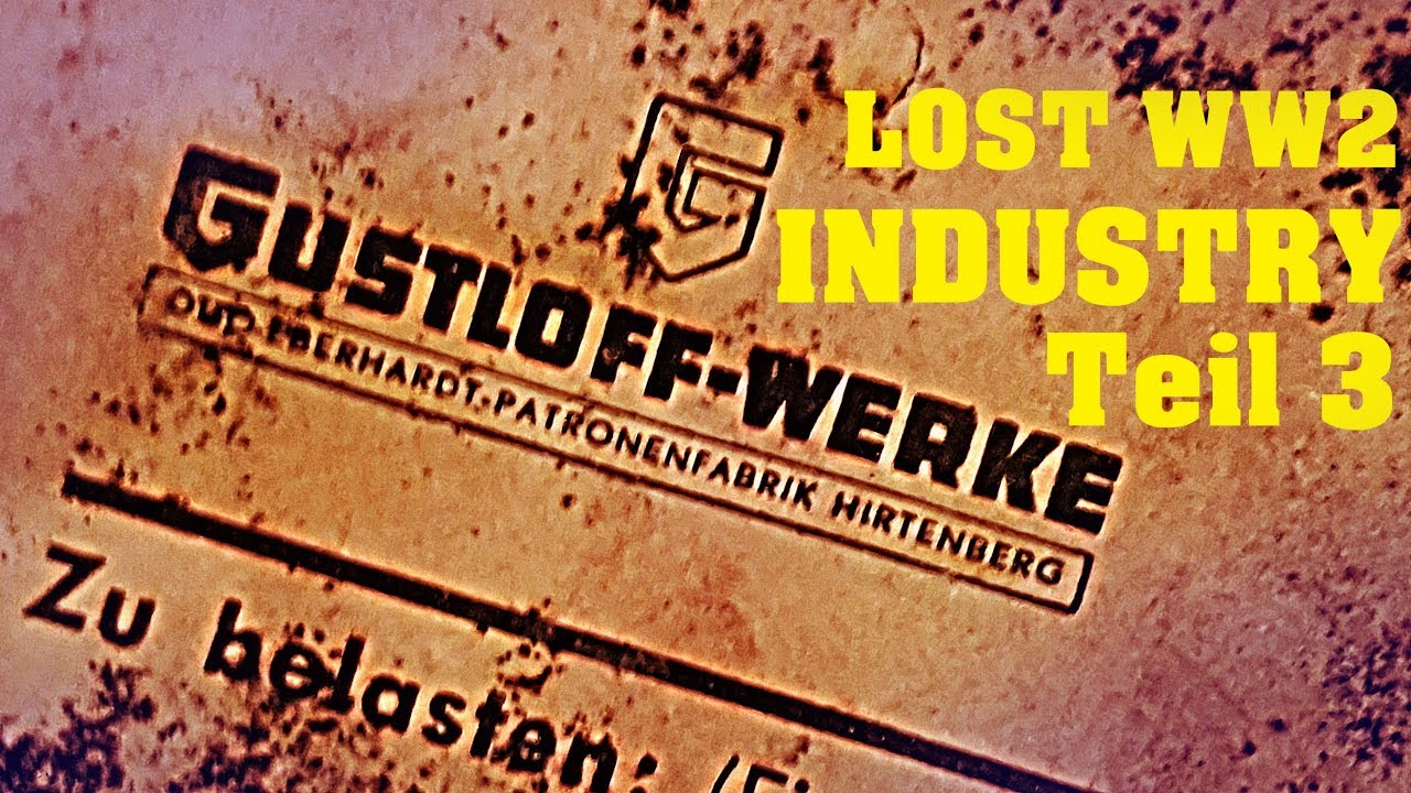 LOST WW2 INDUSTRY (3) - Stollen mit Akte u. Belege der ehem. Gustloff Werke aufgefunden