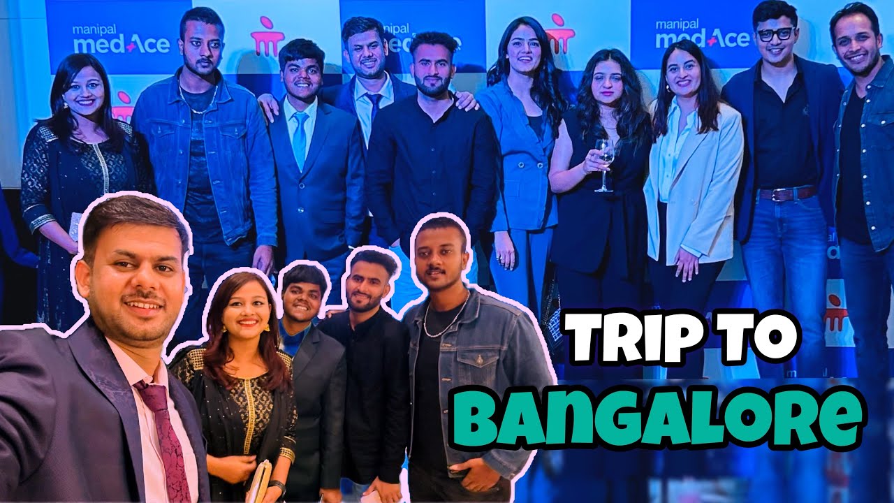 Trip To Banglore | @manipalmedace  Launch Event | Dr Amir AIIMS #vlog