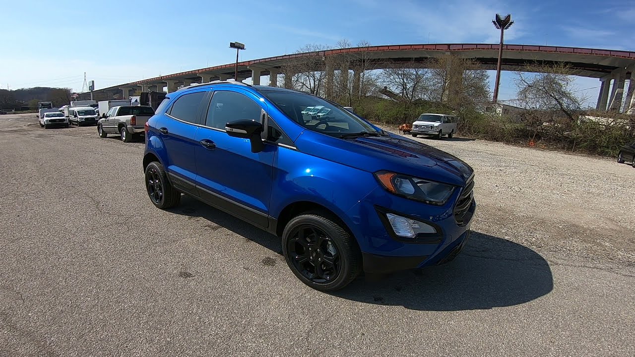 2021 Ford Ecosport SES 4WD Lightning Blue Metallic