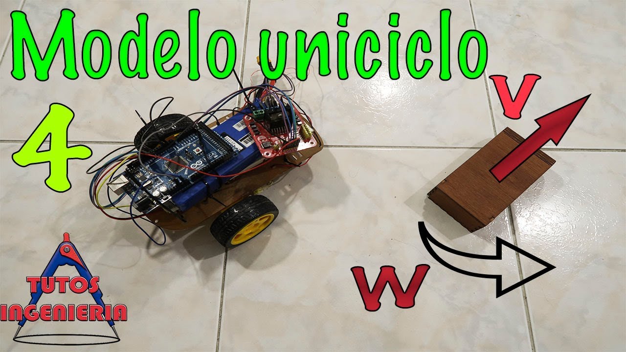 🚗 Modelo UNICICLO, robot automático con ARDUINO  (Vídeo #4) 🎲