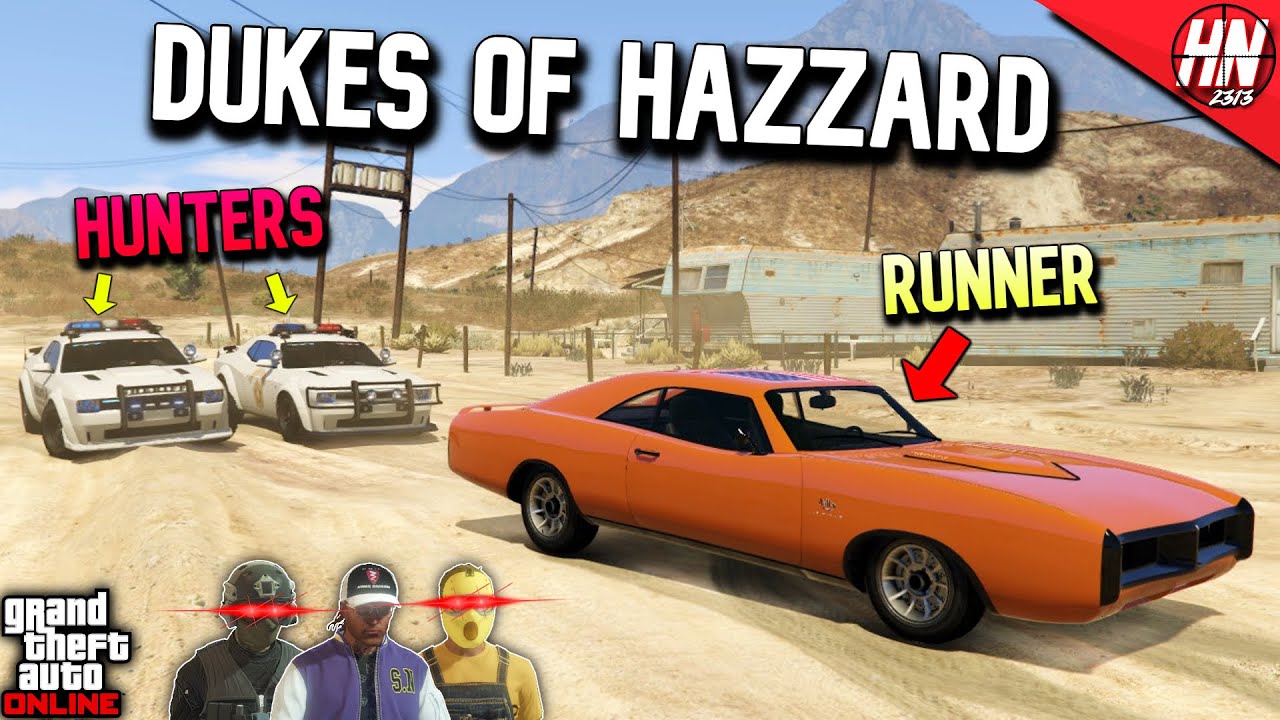 Dukes of Hazzard GTA 5 ManHunt!