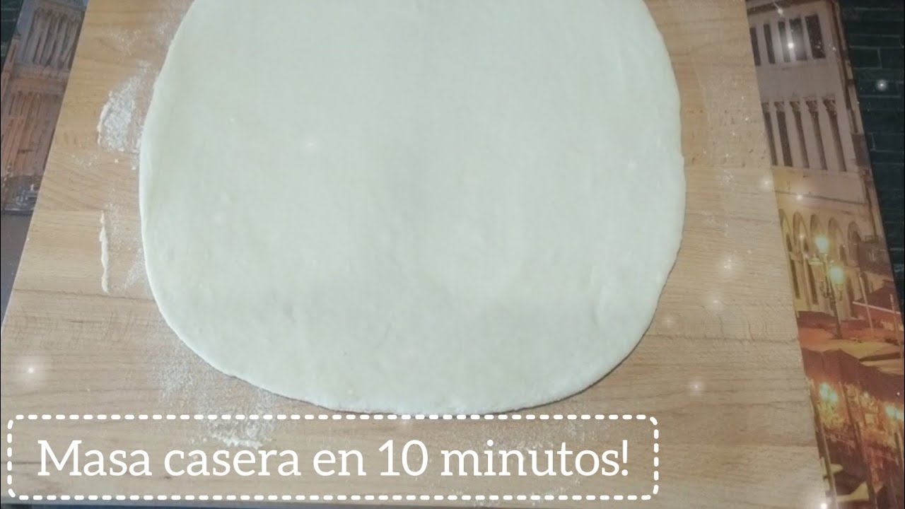 MASA CASERA PERFECTA EN 10 MINUTOS! muy f&aacute;cil y r&aacute;pida 👏