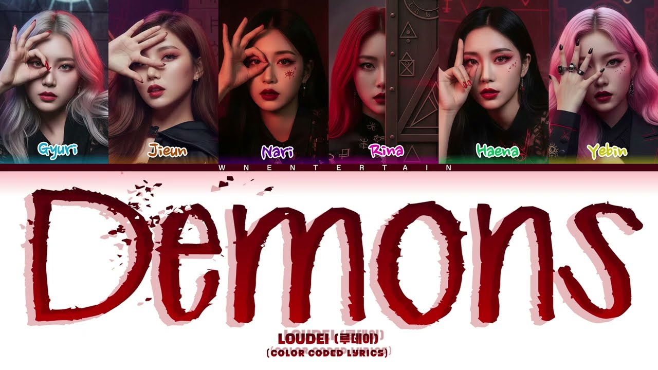 LOUDEI (루데이) 'Demons' COLOR CODED LYRICS