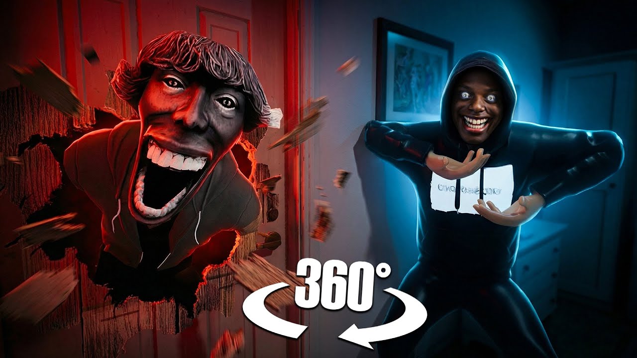 61 Meme & 67 Kid Are Hunting You ! 😱 |(Scary VR 360°) | 8K