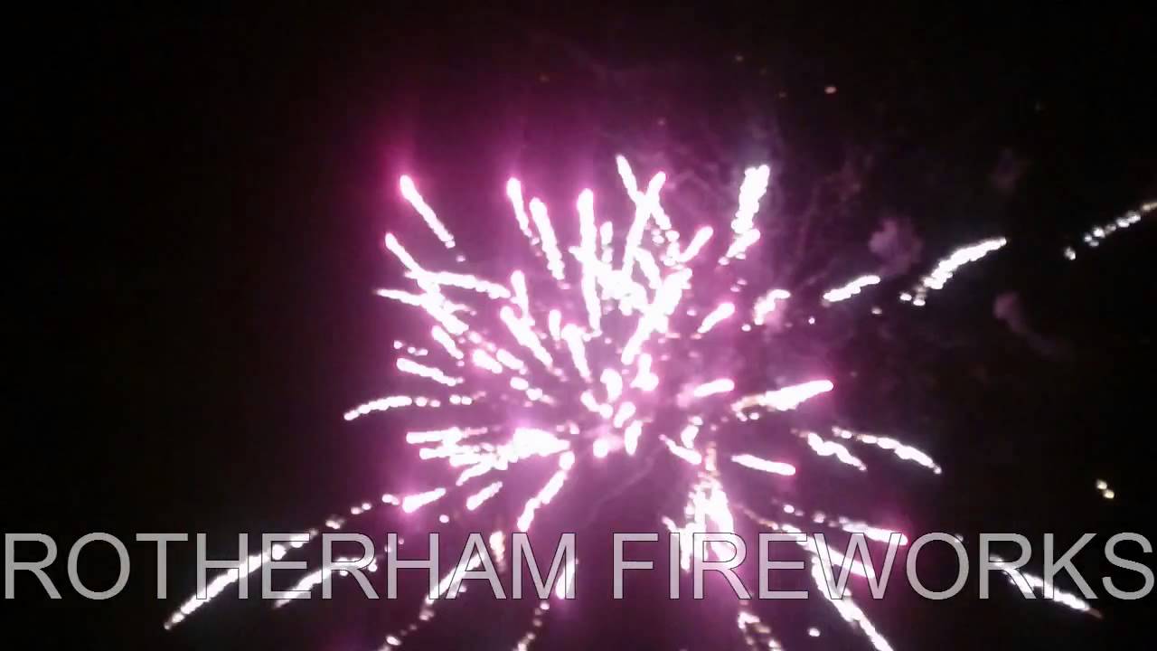 Colourful Glittering Palms by Sovereign.  Brought to you by Rotherham Fireworks