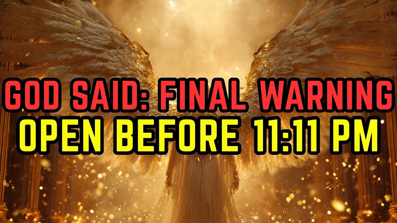 Chosen Ones, God Is Weeping — He Has Tried To Warn You, Don’t Ignore This! 🙏