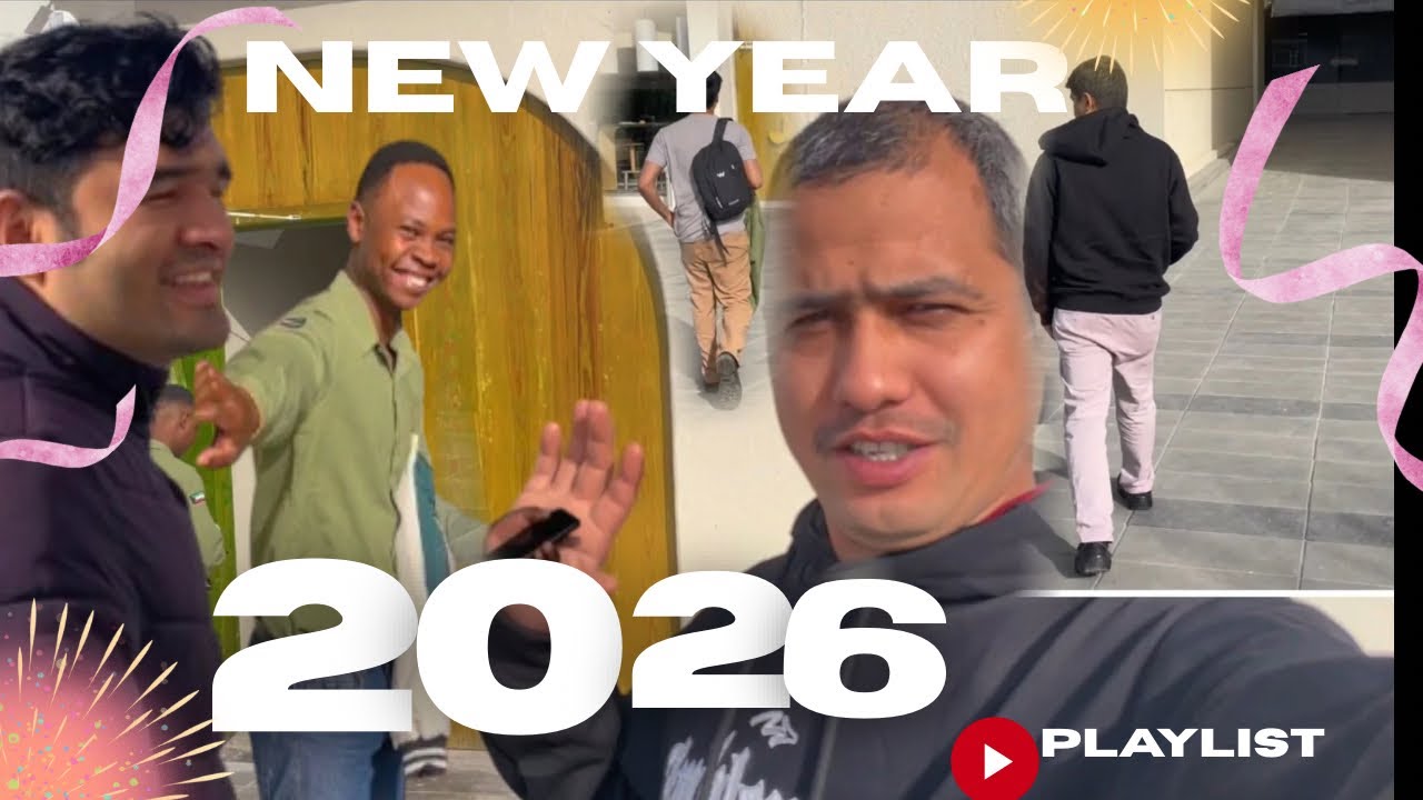 🎊 Happy New Year 2026 in Kuwait 🇰🇼 | Harkesh Assha Vlog | नयाँ बर्षको रमाइलो Duty time 