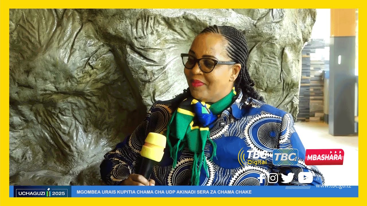 #TBC: KIONGOZI 2025 - MGOMBEA URAIS KWA TIKETI YA UNITED DEMOCRATIC PARTY  (UDP)