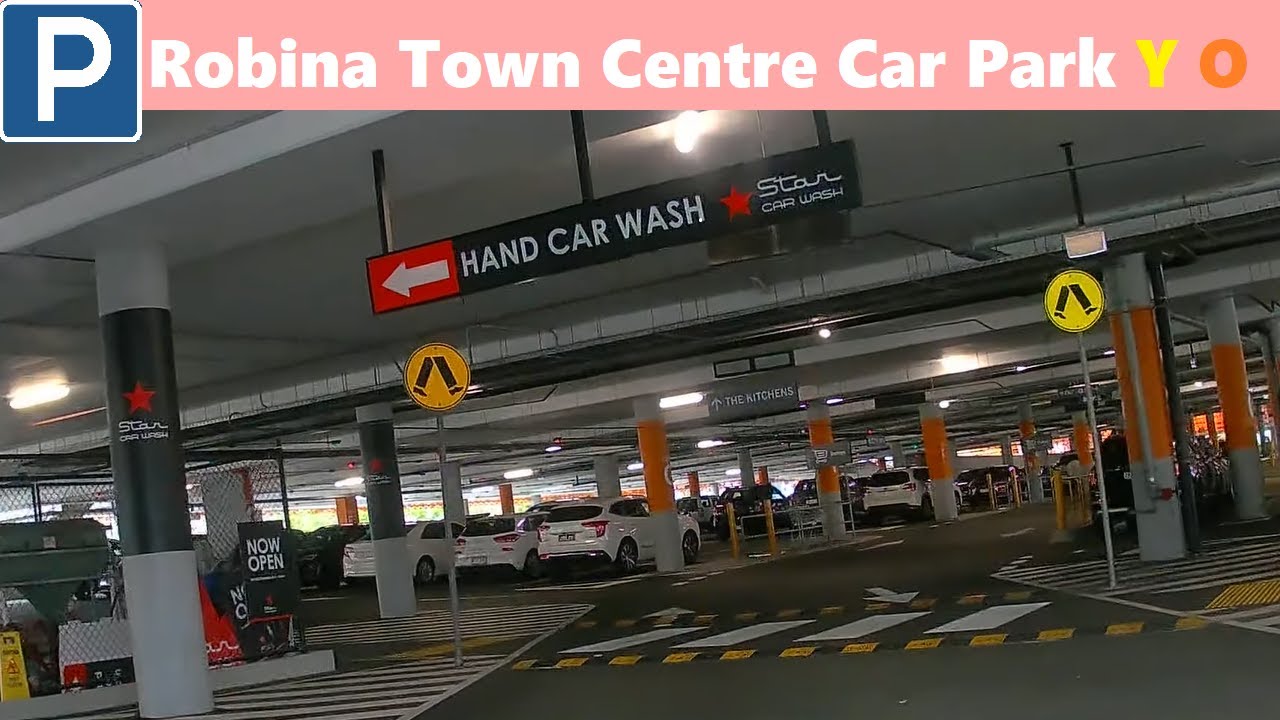 【Gold Coast Parking】Robina Town Centre Car Park, yellow and orange