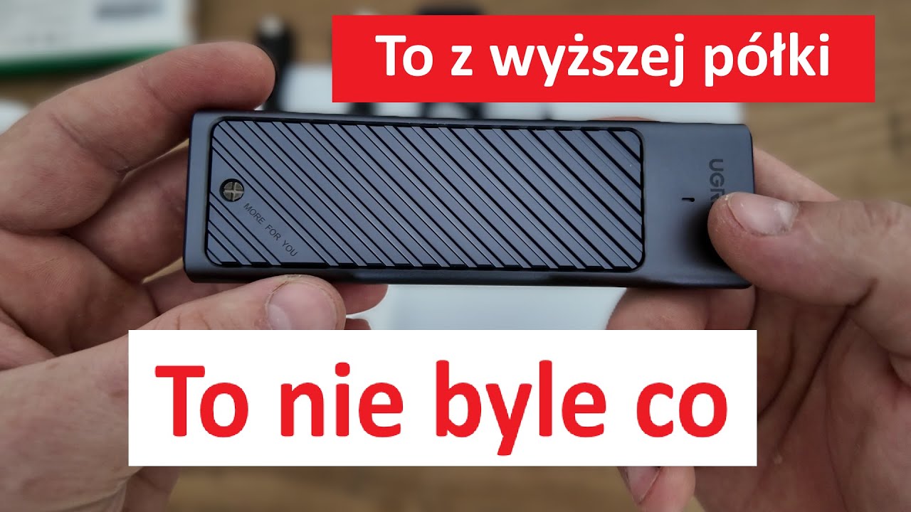 UGREEN 90408. Obudowa dysku SSD M2 NVME kt&oacute;rej potrzebujesz
