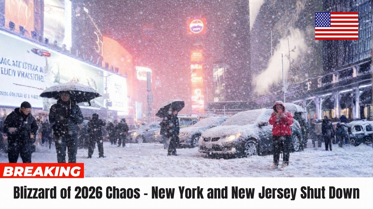 Breaking News: Chaos in New York as Blizzard of 2026 Paralyzes the USA Northeast