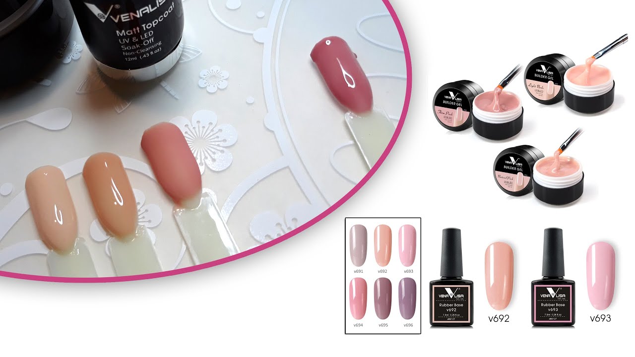 Venalisa Rubber Base & Cover Gels