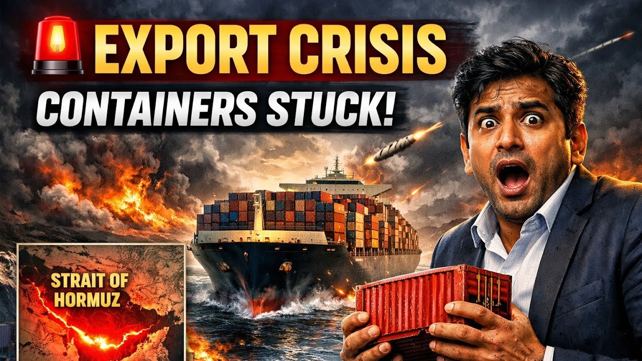 Iran-USA War: Indian Export Containers Stuck? Freight Rates Exploding!