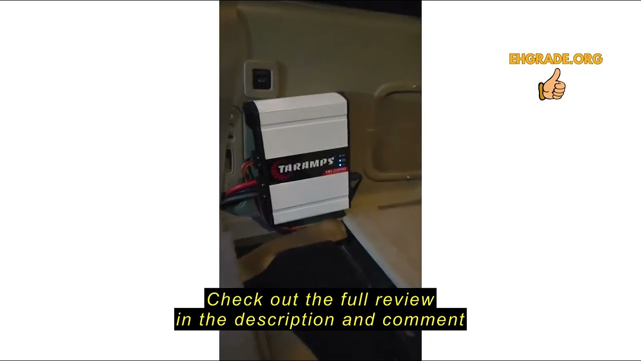 Review Taramp's Taramps HD 2000 2 Ohms 1 Channel 2000 Watts RMS MAX Full Range Car Audio, Monoblock,