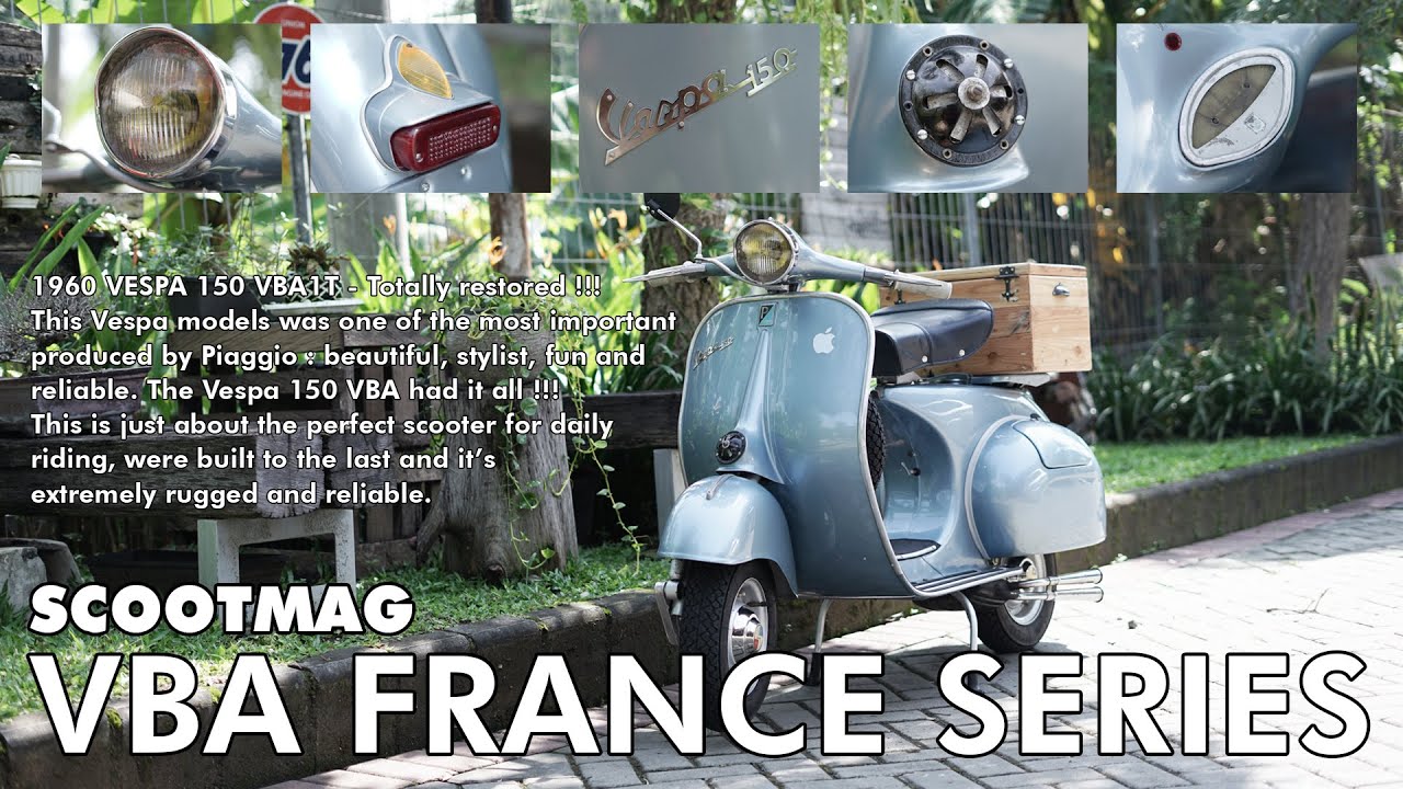 Vespa150 VBA 1960 France Series #vespaindonesia #vespavba #vespaclassic #vespacma #vesparare