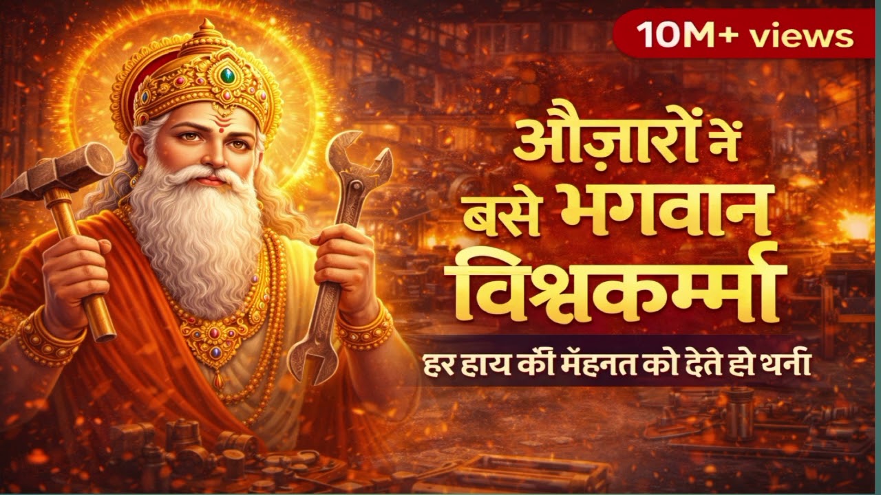 औजारों ने बसे भगवान विश्वकर्मा || new bhajan Vishwakarma ji ka || #song #bhajan #viral #vishwakarma 
