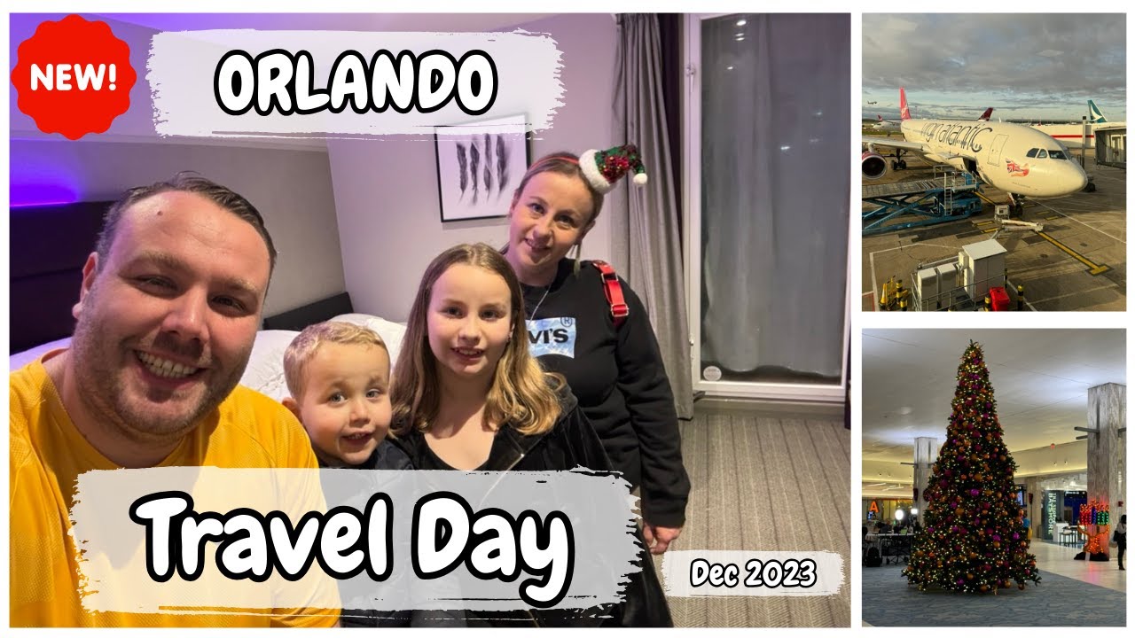 Orlando Travel Day | Heathrow to Tampa | Flying With Virgin | Our First Villa Stay in Years