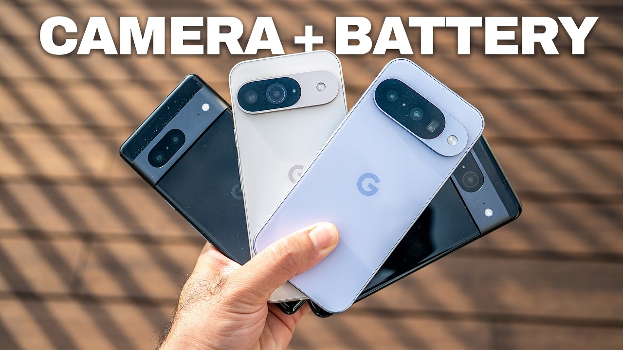 Pixel 10 vs 9 vs 8 vs 7 &ndash; Camera, Battery Drain, Speed Test!