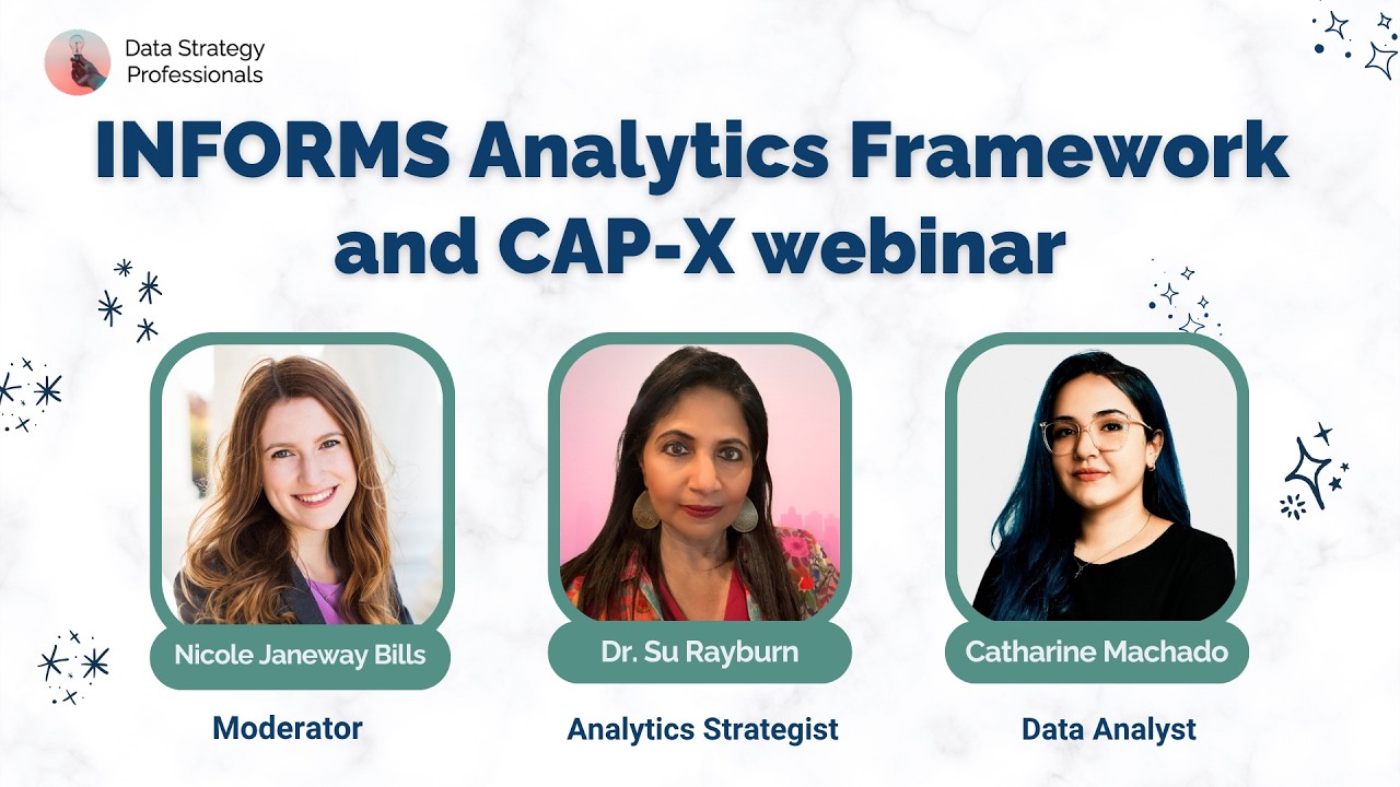 INFORMS Analytics Framework + CAP-X | Webinar