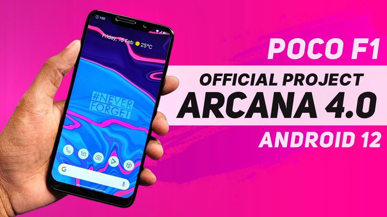 Poco F1 | Project Arcana 4.0 Official | Android 12 | Redesigned Settings, Per App Volume & More