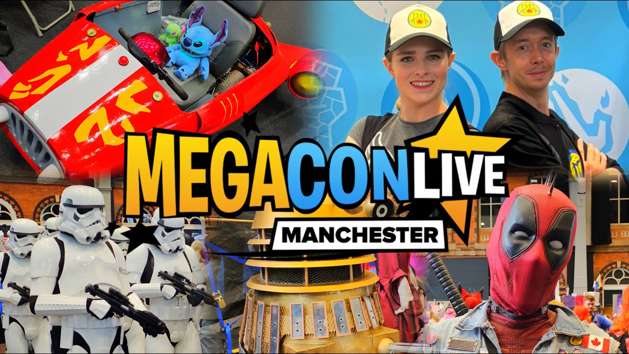 MEGACON LIVE Manchester Comic Con 2025 - DAY ONE - EPIC Cosplay, Fun Games, and Merchandise Frenzy!