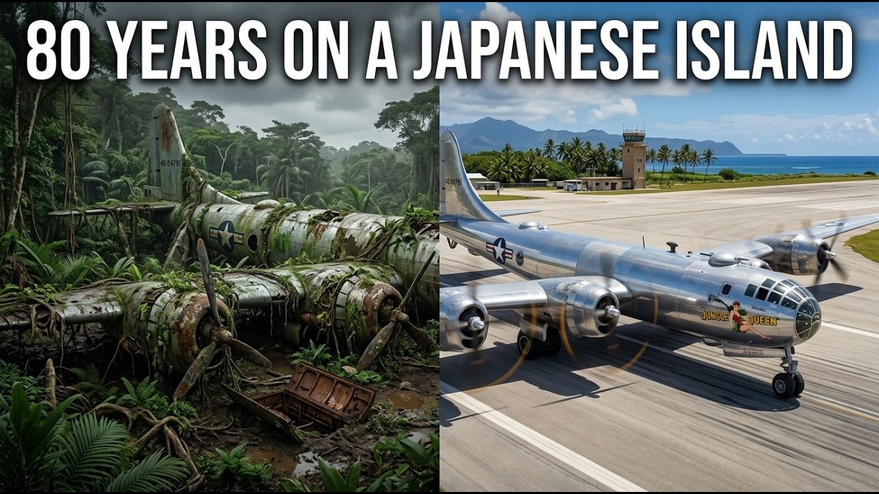 B-29 Superfortress Abandoned Since 1945 — Found on a Remote Japanese Island After 80 Years | ASMR F