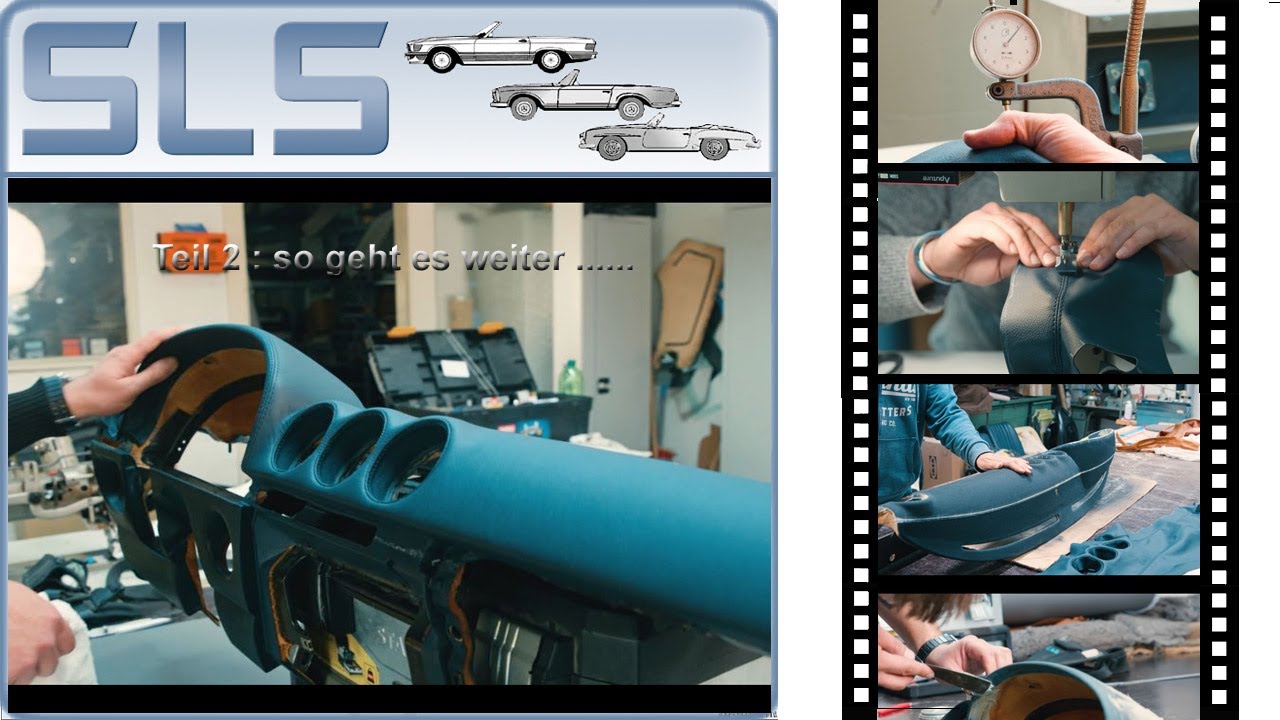 Mercedes R107 SL Armaturenbrett Ausbau und Instandsetzung Teil 2