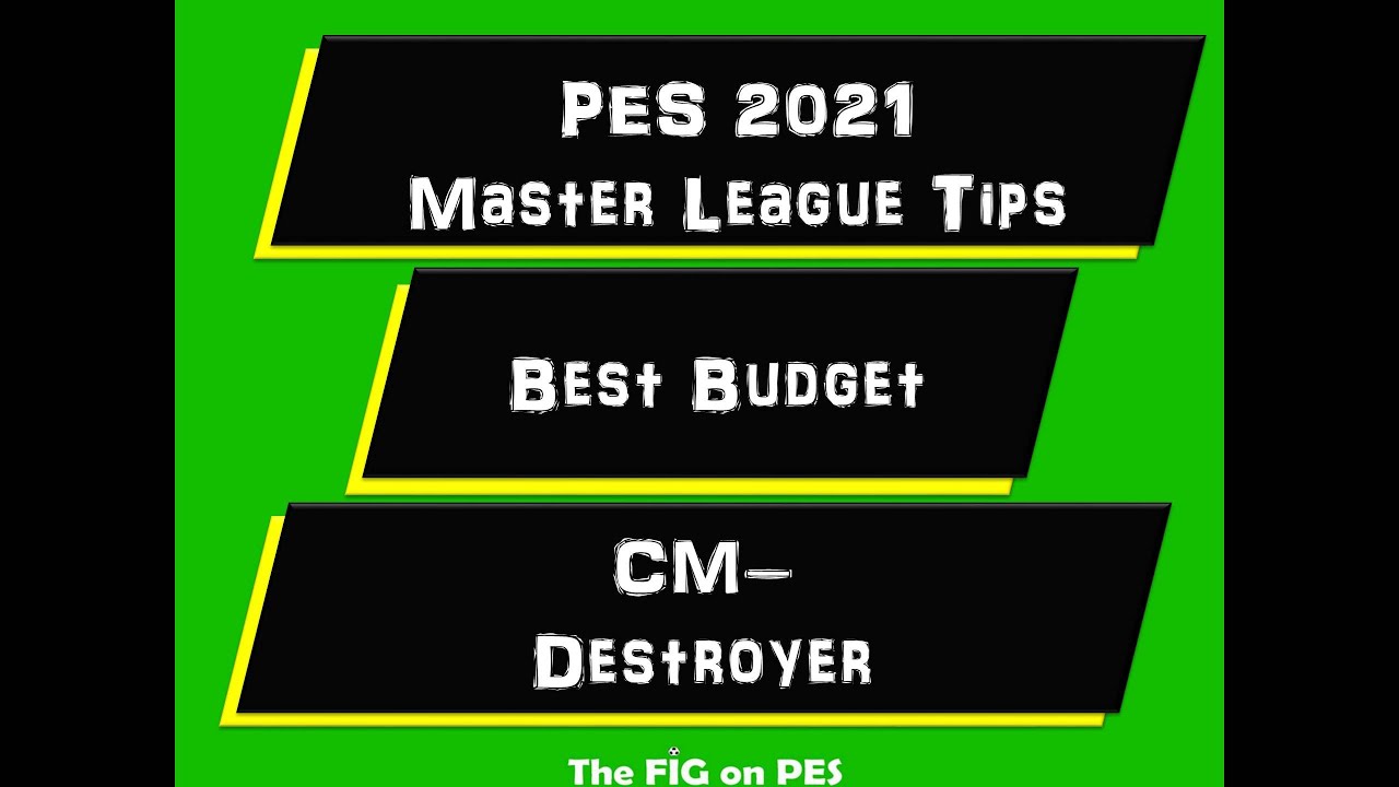 Best Budget Center Midfield (CM) Destroyer - PES 2021 Master League