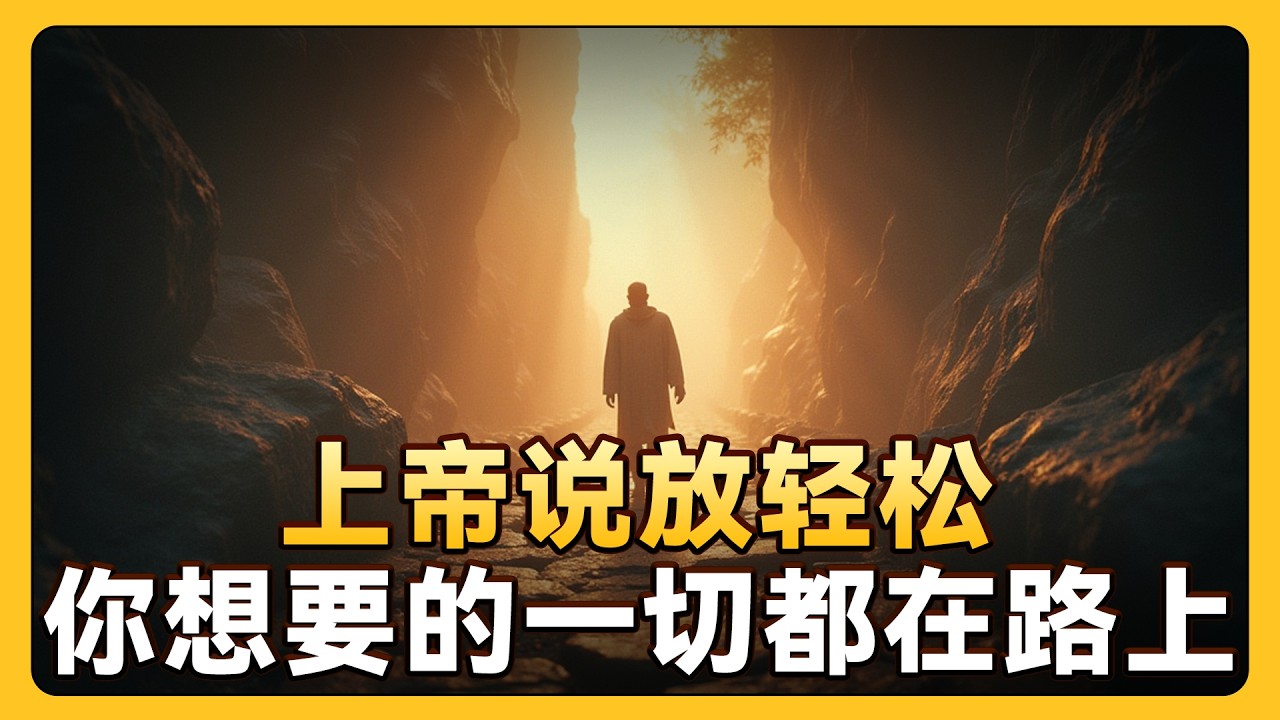 上帝说放轻松，你想要的一切都在路上，信靠上帝的时机