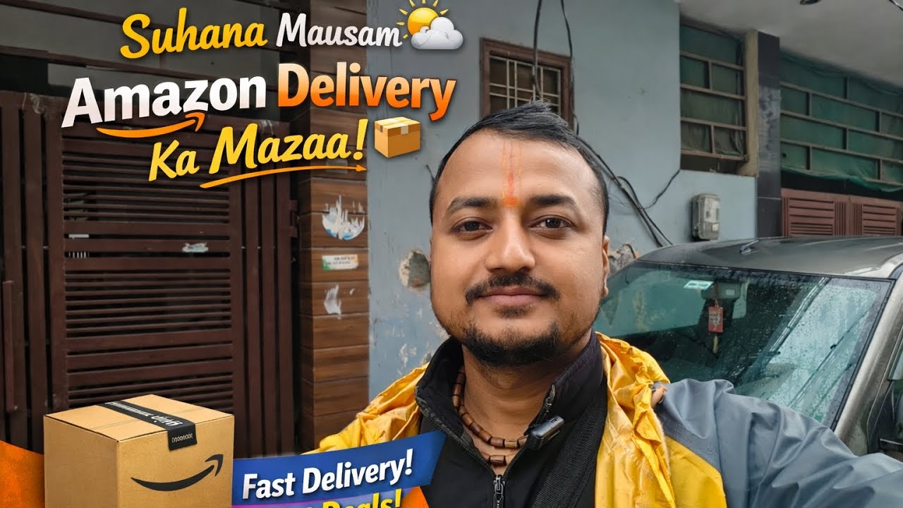 ##Aaj Ka Mausam Suhana 🌤️ | ##Amazon Delivery Ka Mazaa Dugna 📦😄#deliveryboylife 