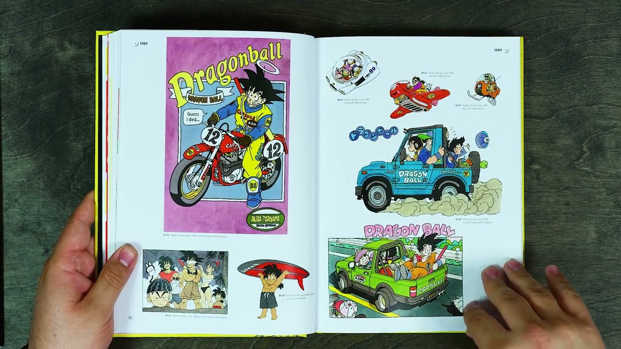 Artbook ASMR - Dragon Ball: A Visual History - Flip Through, Page Turning Relaxing ASMR