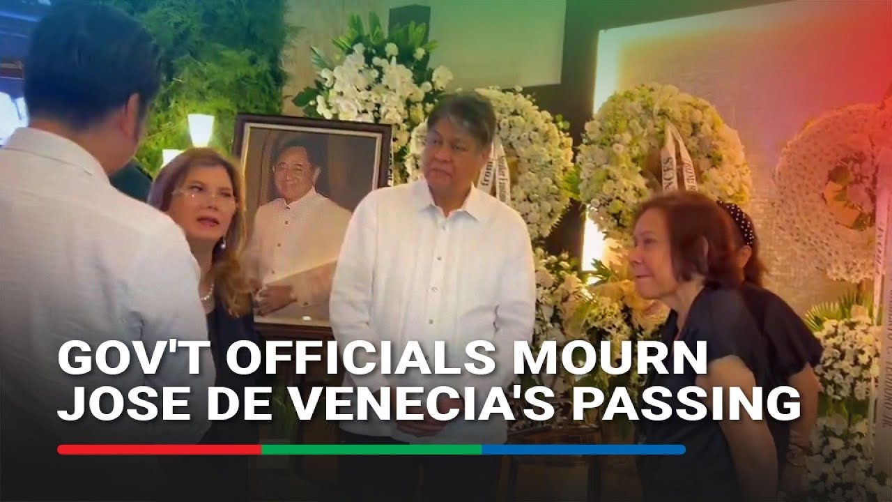 Gov't officials, colleagues mourn passing of ex-House Speaker Jose de Venecia