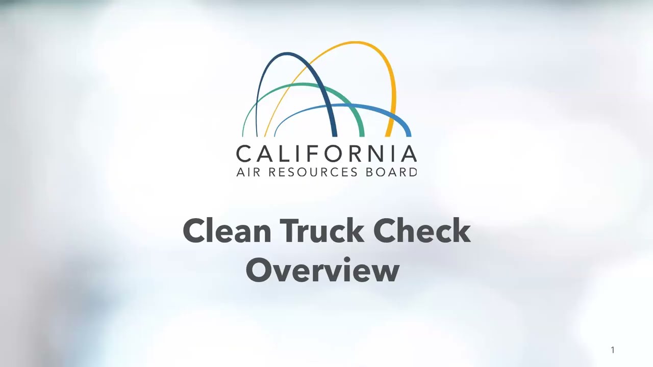 Clean Truck Check Webinar Recording 9/24/25