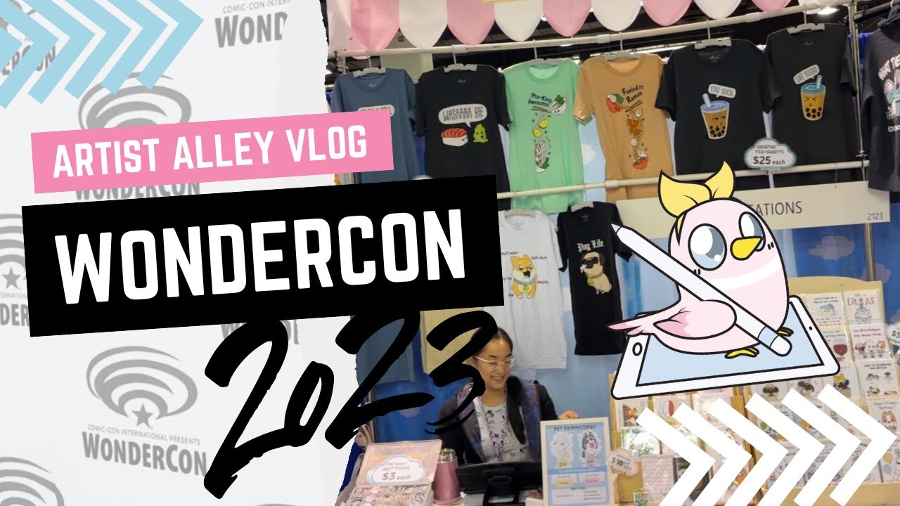 [Artist Alley Exhibitor Vlog 7] Wondercon 2023 || EmiiCreations