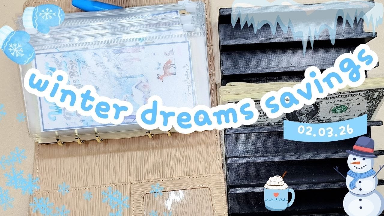 ❄️ WINTER DREAMS SAVINGS | SAVE MONEY & STAY COZY DURING WINTER | SAVINGS CHALLENGES 💰✨