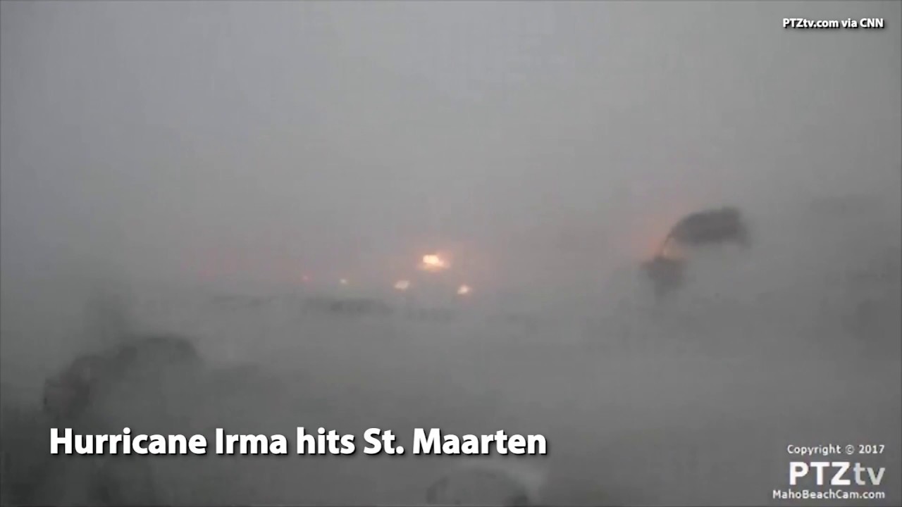 Hurricane Irma barrels over Saint Martin