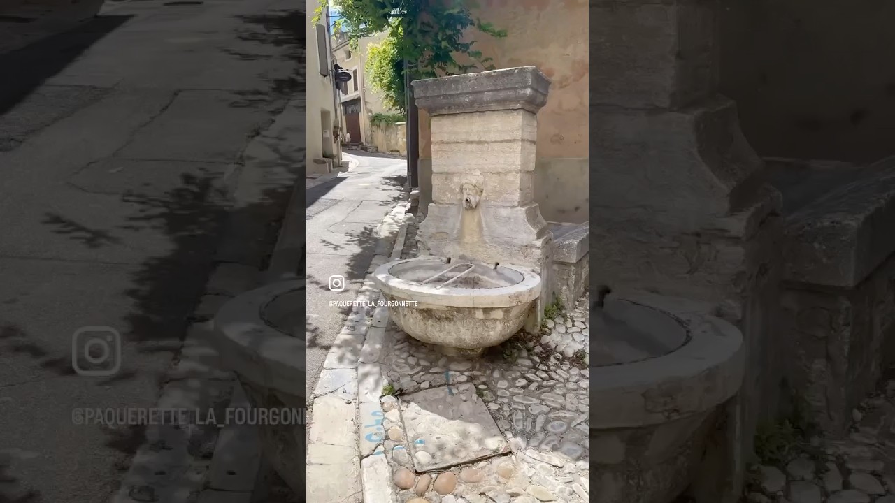 Visite de Pernes Les Fontaines en fourgon am&eacute;nag&eacute;