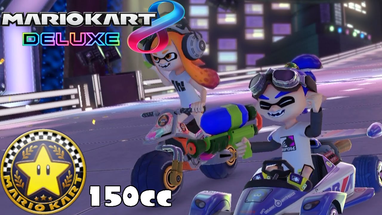 Mario Kart 8 Deluxe: 150cc Star Cup w/ Inkling Boy [1080 HD]