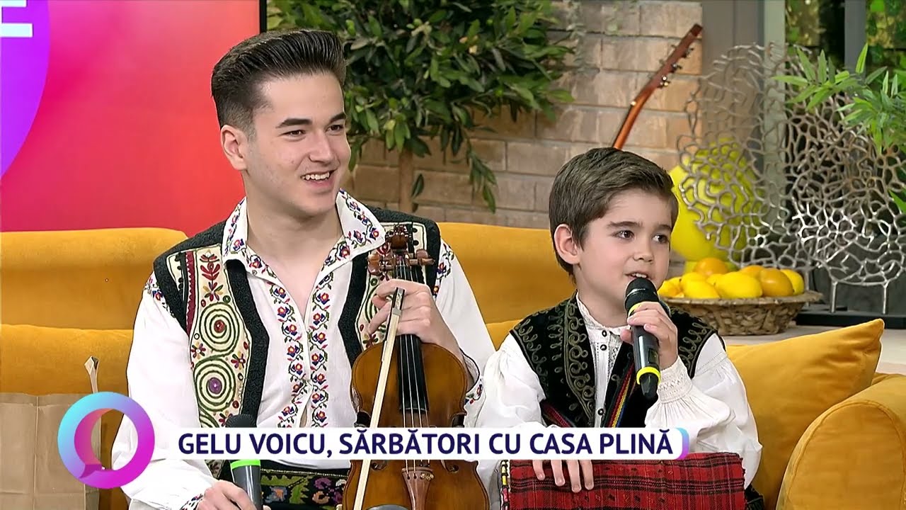 Gelu Voicu, sărbători cu casa plină