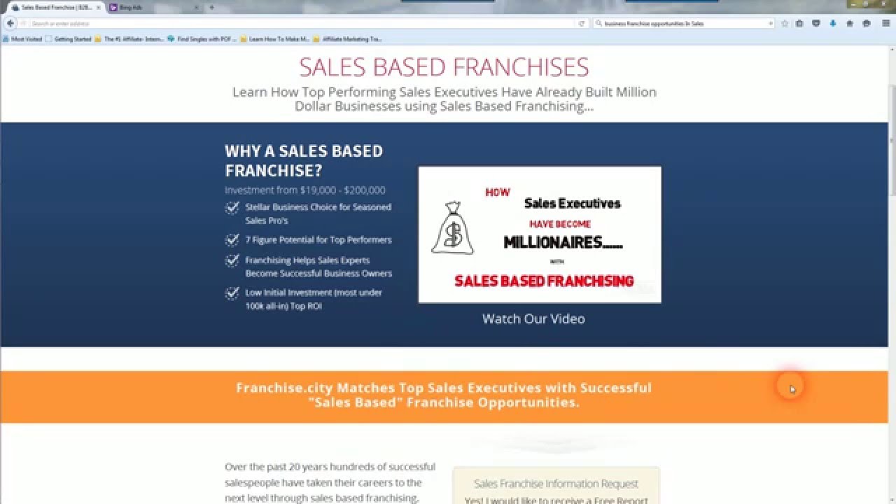 Top Business Franchise Opportunities In Sales And Marketing With Free Broker
