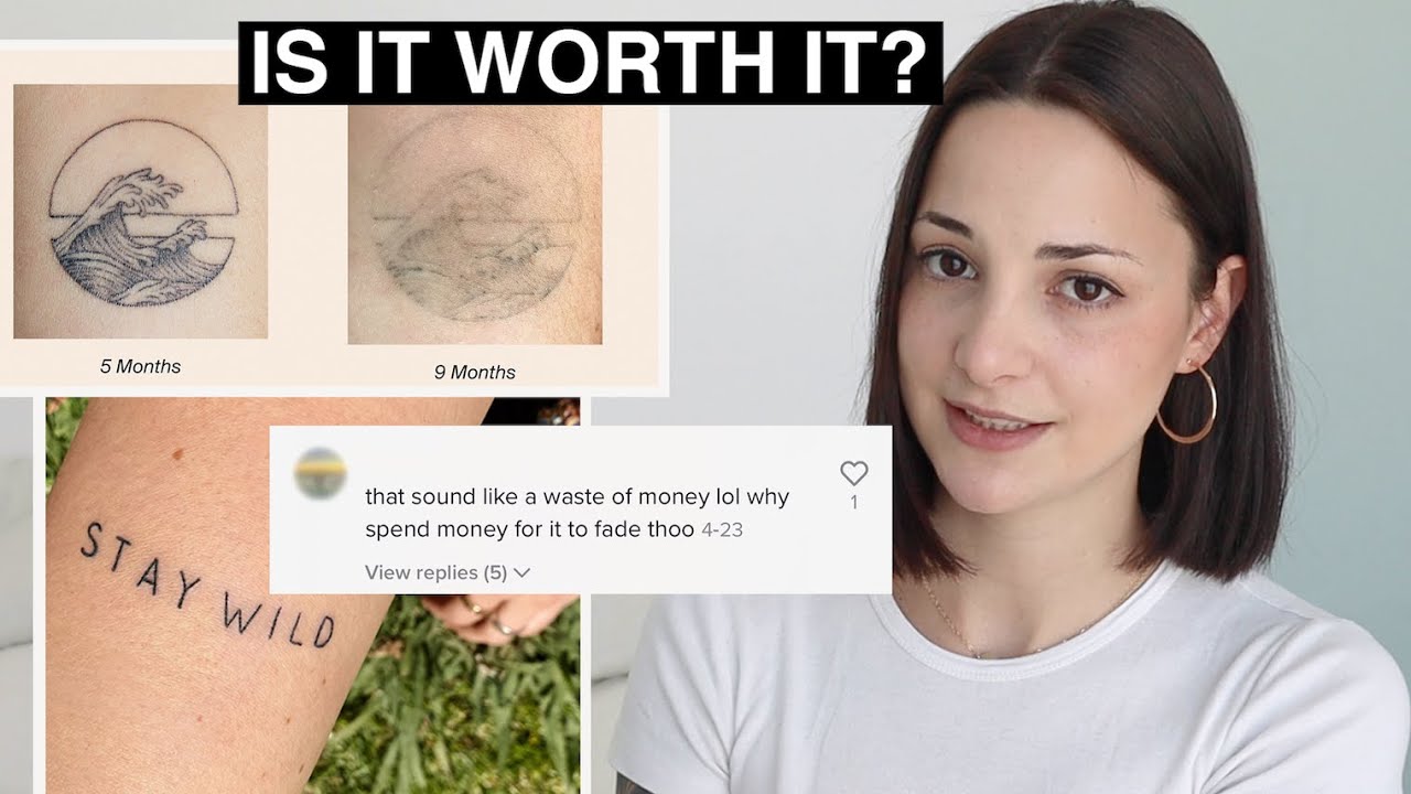 Tattoo Fades in One Year? Are Made to Fade Tattoos by Ephemeral Tattoo Worth it