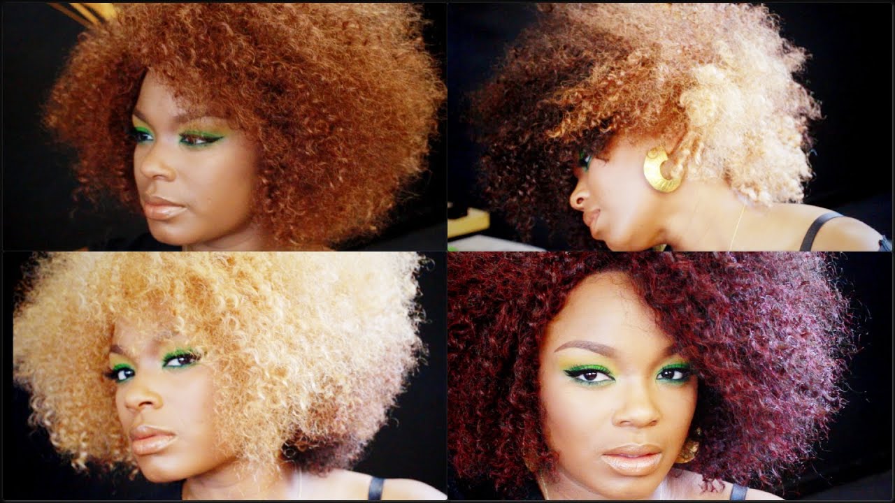 NEW BOLD COLORS! BESHE DREW | BIG NATURAL HAIR