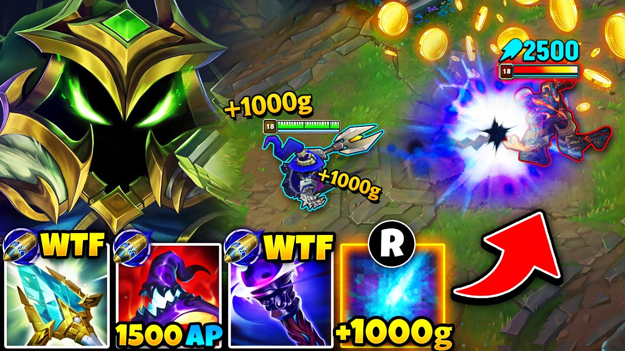 MONEY PRINTER VEIGAR GETS FULL BUILD BY 25 MINUTES (DOUBLE EVERYONE'S GOLD)