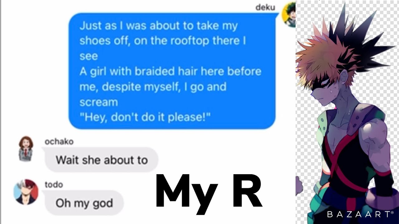 My r my hero academia lyric prank