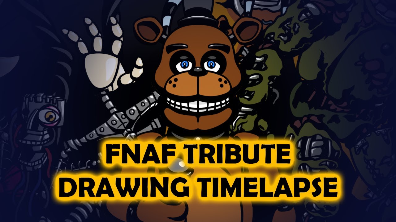 Not-Quite-Halloween Special: A Tribute to FNaF (Drawing Timelapse)