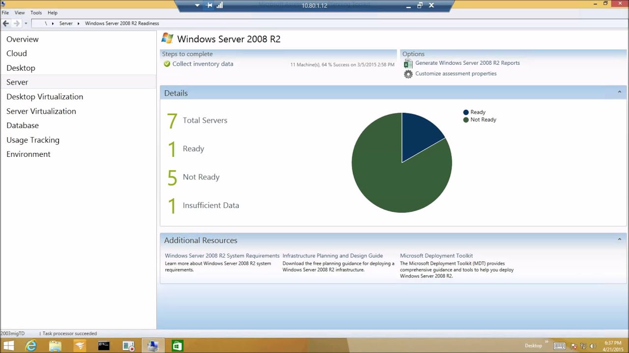 Microsoft Assessment Planning Tool