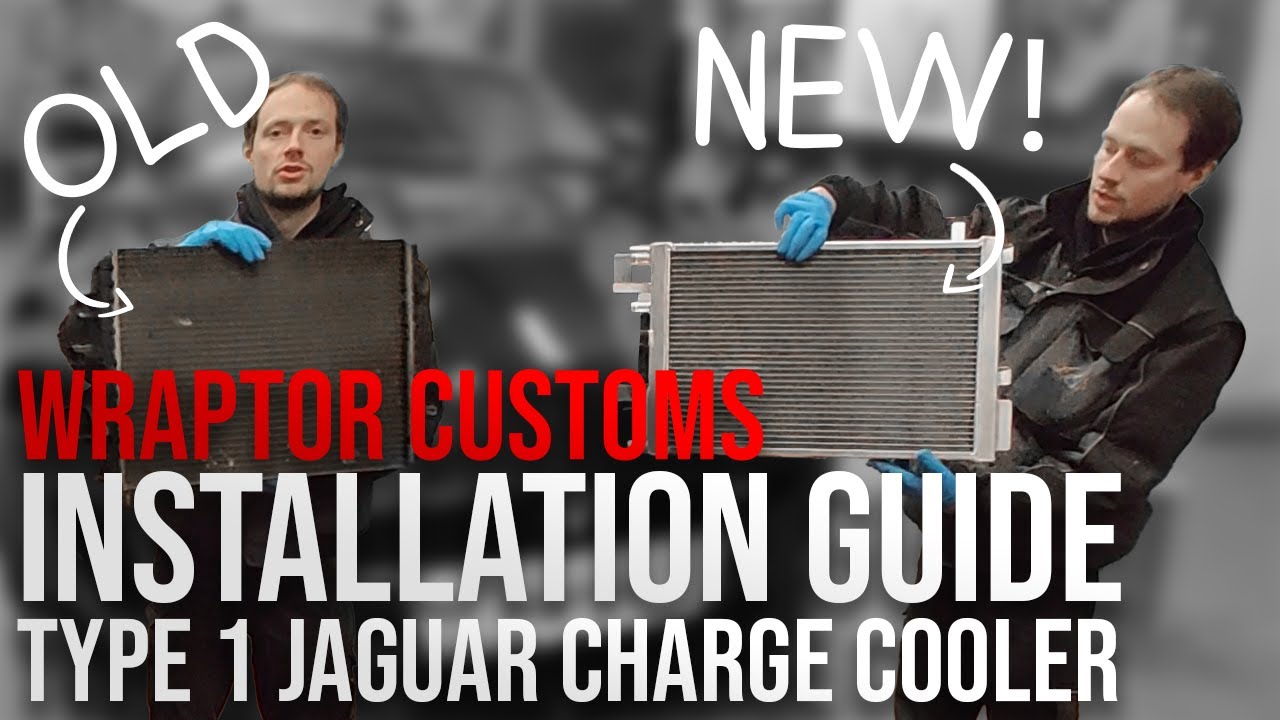 Wraptor Uprated Type 1 Supercharger Charge Cooler Installation For Jaguar F-Type, XF, XK, XJ